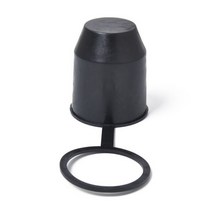 카고트레일러 유니버설 50mm 자동 토우 바 볼 커버 액세서리 블랙 캡 견인 히치 캐러밴 트레일러 보호 심플하고 내구성 있는 디자인 157550, 1pc black