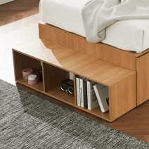 가구샘 책장형 보조계단 SS H5492 수도권무료배송, 내추럴