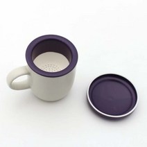 달소금 핸드메이드 도자기컵 머시룸 머그다기잔-딥퍼플SET, 딥퍼플SET