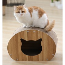 더블랙캣 숨숨집 스크레처 고양이 sc-250, 우드, 5개