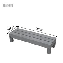 평상마루 야외 리모델링 베란다 발코니 접이식 침대 평상 마루 원목 정원, 발90*30*30cm별하늘회색