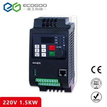 주파수 변환기 헤르츠 인버터 단상 입력 상 출력 드라이브주파수, 220V 1.5KW