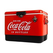 Coca-Cola 병따개 코카콜라 아이스박스 음료 쿨러 51L 54qt 85캔 용량 휴대