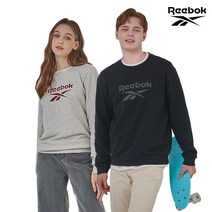[REEBOK] NEW 리복 로고포인트 라운드 맨투맨 남여 택1