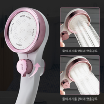 [오늘발송] 강력 수압센 호텔 샤워기헤드 골드/핑크 울트라샷 미세분사 물줄기 쎈 수압상승 샤워헤드 스텐 샤워기헤드, 핑크 호텔 강력수압 샤워헤드, 1개