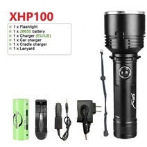 수중써치 다이빙랜턴 2022 새로운 xhp100 전문 led 다이빙 손전등 강력한 수중, xhp100 세트 5