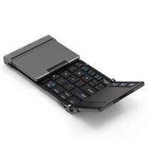 iClever 키보드 접이식 [터치 패드 포함] USB 3 장치는 동시에 미니 무선 소형 알루미늄 Android / Windows10 iOS iPhone & iPad Mac 호환 IC-KB08 (검은 색)을 전환 할 수 있습니다., 상품명참조, 상품명참조, 상품명참조