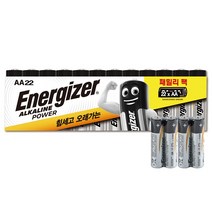 에너자이저 알카라인 건전지 패밀리팩 AA 22입, 22개입, 1개