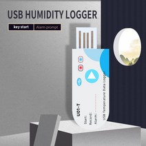 USB 온도 데이터 로거 온도 레코더 자동 온도 기록 계 디지털 습도 측정 기록, U01-BILLION