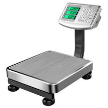 주방 과일가게 벤치 100kg 전자저울 시장 60kg 상업용, 스틸 버튼  대형 스크린 방수 저울 60kg, 1개