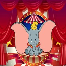 파티 생일 사진 부스 장식 덤보 배경 서커스 베이비 샤워 키즈 첫 번째 코끼리 배경 배너, 14.NO 3 - 150x100cm