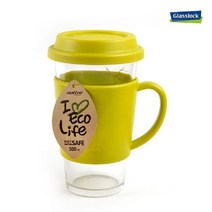 글라스락 에코 유리 텀블러 그린 500ml 컵 보틀 커피, 거나한쿠팡 본상품선택