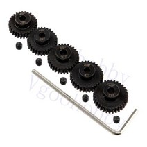 펑기어 rc 소품 5 팩 스틸 48P 3175mm 피니언 기어 세트 28T 31T 32T 18 인치 샤프트 Arrma HPI Kyosho Losi Traxxas 110