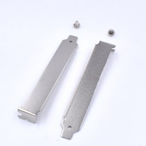 PCI 슬롯 2개/몫 고품질 컴퓨터 케이스 후면 슬롯 PCI 브래킷 빈 필러 커버 플레이트 나사, 한개옵션0