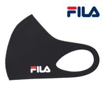 휠라 공용 리니어로고 마스크 BLK, BLK/001