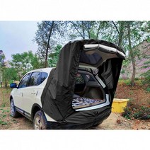 렉스턴 쏘렌토 트렁크 폴대 차박텐트 블랙 SUV용 차캠핑 대형차용 차량용타프