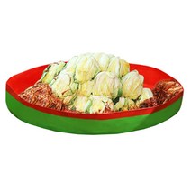 무봉제 원형 김장매트 김장용 버무리 김치 준비물 준비용품 절임 소형 중형 대형 식품용기 테스트, 1개