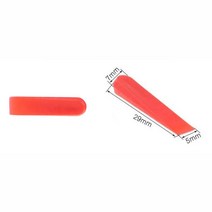 건설자재 건설현장 건설기계 100Pcs 플라스틱 타일 스페이서 재사용 가능한 포지셔닝 클립 벽 바닥재 도구, 한개옵션0