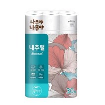 나무야나무야 내추럴 화장지 두루마리 3겹 27m 30롤, 상세페이지 참조