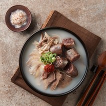 45년 전통 신포순대 가마솥 돼지국밥 사골 2인분 600g x 2팩, 순대국밥 600g X 2팩