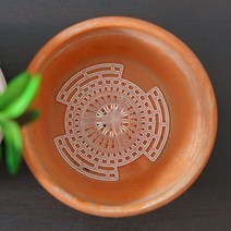 화분거름망 화분망 깔망 꼬깔망 배수망 원뿔형, 3호