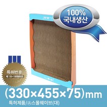 키워보리 고양이 스크래쳐 스몰웨이브(대)