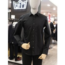 티아이포맨 티아이포맨 21 F/W 블랙 와이드카_라 셔츠 M216MSHM952 (P001855845)