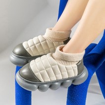 여성 겨울 어그 헌터 스노우 패딩 털 앵클 방한 슈퍼 플러시 방수 부츠 여성용 두툼한 플랫폼 플러스 사이즈 45 발목 코튼 신발