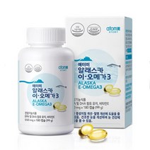 애터미 알래스카 이-오메가3 180정, 3개