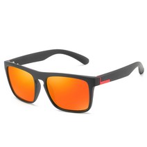 편광 미러 스포츠 선글라스 안경, 무광_레드