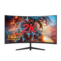 게이밍모니터 32 인치 블랙 144hz 1080p 레드 커브 게임 컴퓨터 모니터 게이머, 01 black 1k 75hz curved