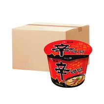농심 신라면 큰사발 한박스 16개입 컵라면 맛있는 라면 즉석 한끼 간식 밥 라멘 점심 박스 면 추천 종류 가격 차박 음식 여행 캠핑 야식, 신라면 큰사발 한박스 (16개입)