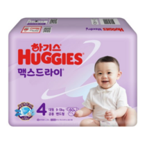하기스 NEW 맥스드라이 점보 밴드형 남여공용 6단계(14~19kg), 3000매, 0   4step(9~13kg) / 공용 밴드형 대형
