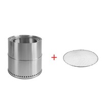 기름난로 석유곤로 캠핑 등유난로 로터리히터 석유히터 휴대용 접이식 나무 스토브 대용량 스테인레스 스틸 피크닉 나무 다기능 밥솥 장작 모닥불 스토브, 스토브 세트