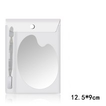 스틸 팔레트 주걱 막대 젤 파운데이션 아이 섀도우 믹싱 크림 안료 스테인레스 화장품 메이크업 네일 아트, 04 arc