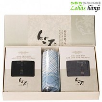 로하스 한지 중목양말 손수건 셋트 닥나무 원료의 한지를 이용한 섬유 우수한 착용감 따뜻 통기성