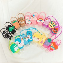 휴대용 캐릭터 손소독제 용기 공병 케이스 어린이집 답례 생일 선물 액체비누, 5.라마 핑크