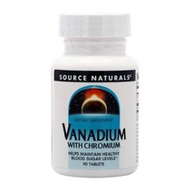SOURCE NATURALS 소스내추럴 바나듐 크롬 90정, ONE COLOR