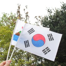 아이디몬 그리기 깃발 (무지/태극기 택1), 태극기, 1개