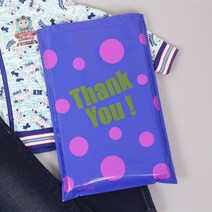 #토마토앤컴퍼니#LDPE 두꺼운 택배봉투 땡큐바이올렛 / 100장