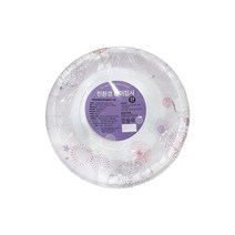 전자렌지 사용가능 친환경 종이접시 23cm 60P(노랑), 300개, 1세트