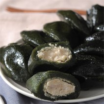더조은 전남영광 모싯잎 모시기피송편 600g x 2봉, 전남영광 모싯잎 모시깨송편/600g x 2봉