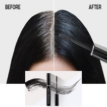 새치 흰머리커버 칠하는 염색약 앞머리 마스카라 틴트, 1개