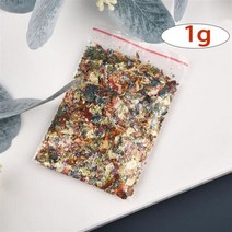석고 DIY 1-10g 반짝이 골드 리프 플레이크 Glitters 호 일 종이 수지 작성 쥬얼리 네일 아트 장식 에폭시 실리콘 몰드 필러, 01 colors-1g