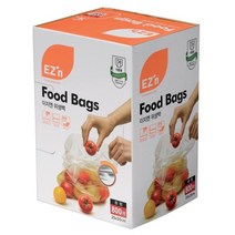 EZn 이지엔 일회용 위생백 음식봉지 중형 food Bags 800매, 1box