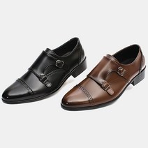 남성구두 정장 남자 몽크스트랩 로퍼 3.5cm