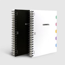 핑크풋 캠퍼스 코넬 PP 인덱스노트, 8000캠퍼스코넬PP인덱스노트 화이트