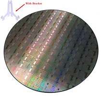 전기 전자 부품 CMOS 실리콘 웨이퍼 12 인치 컴플리트 칩 IC 칩 포토 리소그래피 회로 브래킷 포함, 05 분홍색
