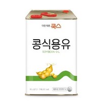 대한제분쿡스 콩식용유 18L 업소용 대용량 곰표 식용유, 1세트