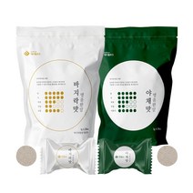 [딜맛] 시크릿 육수 명품한알(야채맛)+(바지락맛) 60gx2봉(총40개입), 단품